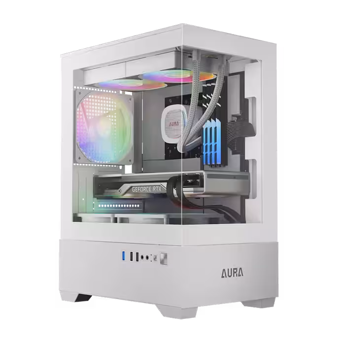خرید کیس گیمینگ گیم دیاس Gamdias AURA GC9M WH ARGB | فروشگاه تکاف