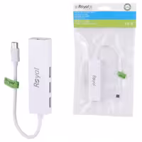 هاب 4 پورت Type-C رویال