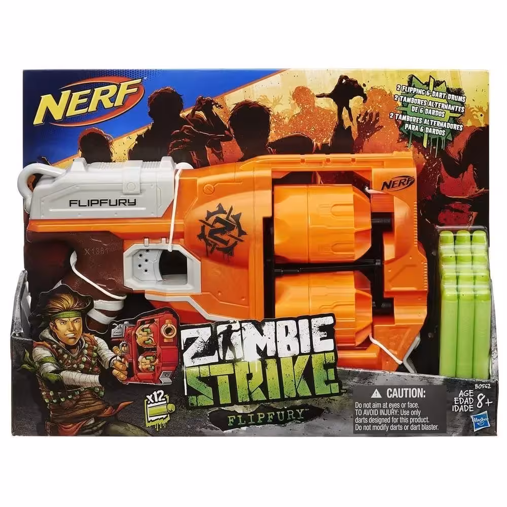تفنگ نرف Hasbro Nerf Zombie Strike FlipFury Blaster B0562