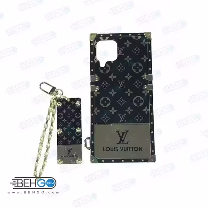 کاور لویی ویتون مدل صندوقی قاب گوشی سامسونگ M32 / M22 / A22 4G به همراه بند آویز