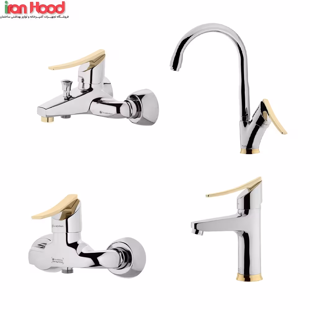 شیرالات درخشان مدل لوکس (واگنر) گلد