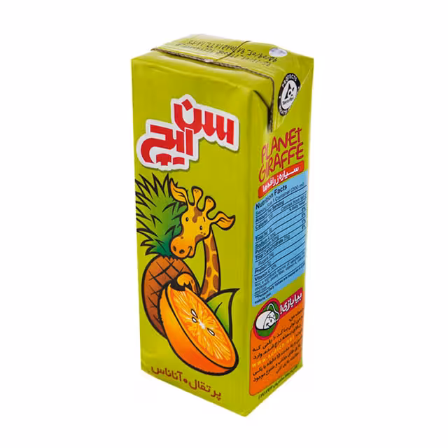 آبمیوه کودک با طعم پرتقال آناناس سن ایچ 200 میلی لیتری