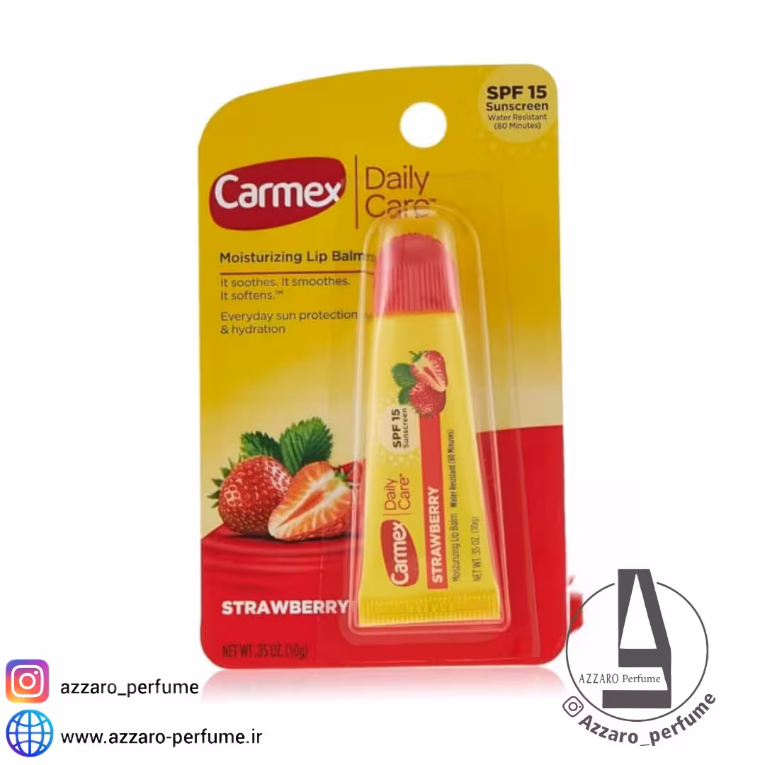 بالم لب کارمکس Carmex مدل توت فرنگی strawberry حجم 10میل