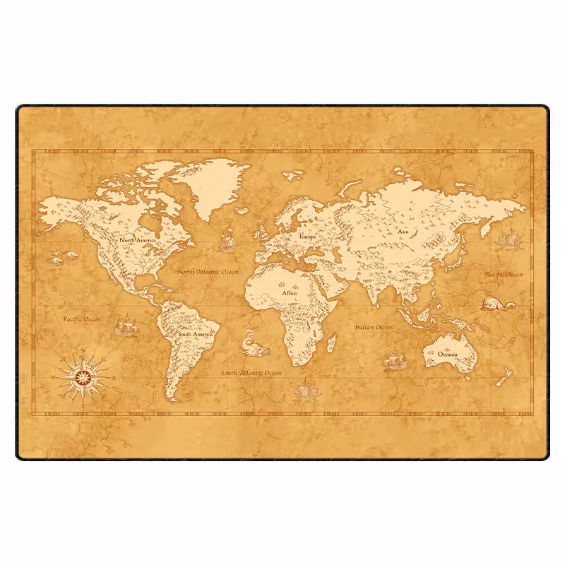 ماوس پد گیمینگ طرح World Map