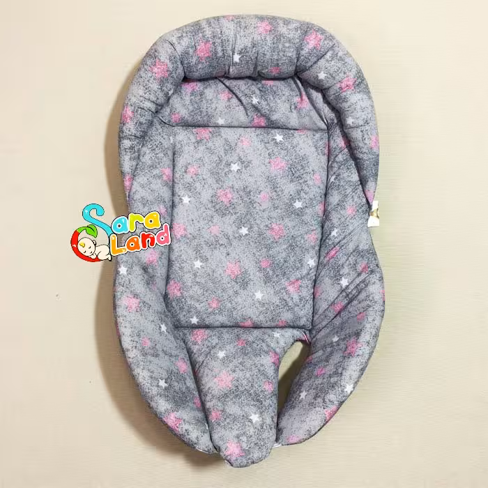 آغوشگیر نوزاد دخترانه طرح ستاره