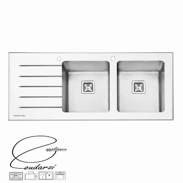 سینک پرنیان استیل مدل PS4106W توکار