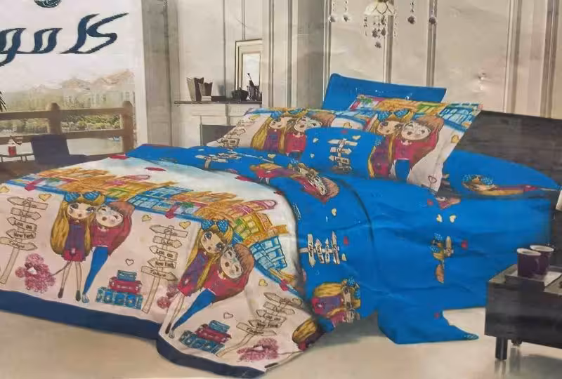 روتختی ساتینت ترک تکنفره 4تکه