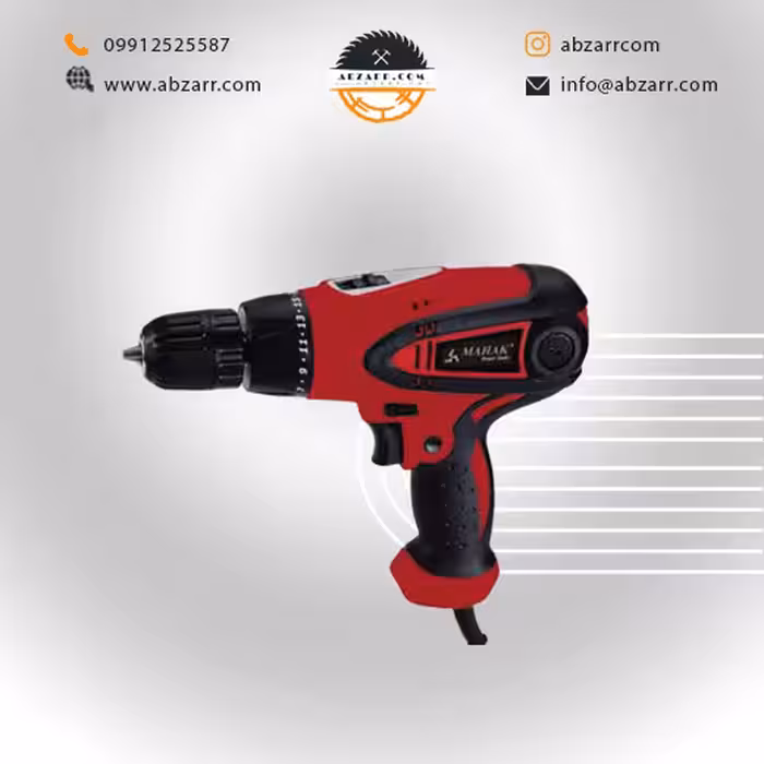 دریل پیچ گوشتی برقی 10 میلیمتر کم سرعت محک مدل SDM-450 (( اقساط یک ساله ))