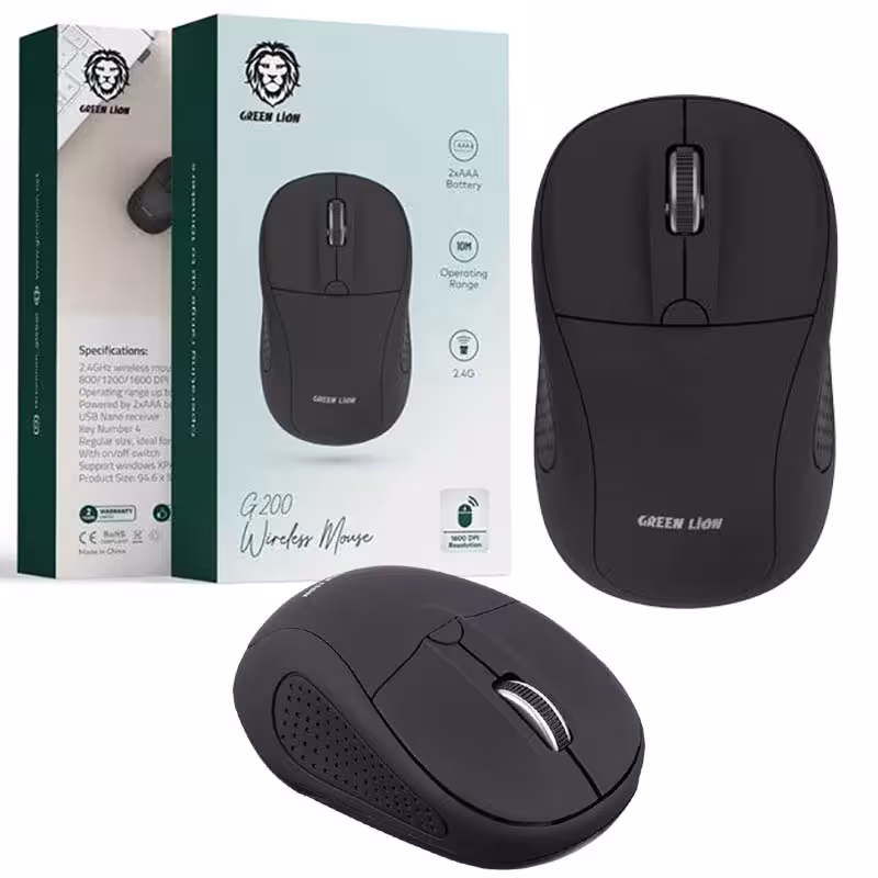 موس بیسیم گرین لاین Green Lion G200 با گارانتی شرکتی