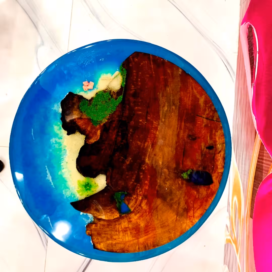میز عسلی رزینی 