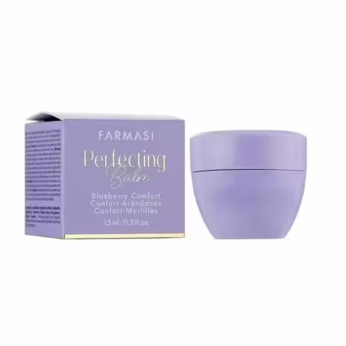 بالم لب مرطوب کننده و ترمیم کننده فارماسی رایحه بلوبری FARMASI PERFECTING BALM BLUEBERRY 15 ML