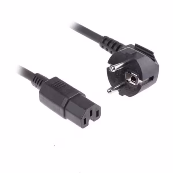 کابل برق سه پین منبع تغذیه کامپیوتر بافو مدل 3x1.5mm-EU-C15 طول 3 متر | کالا مکس