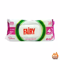 دستمال سطوح چند منظوره فیری FAIRY رایحه لیلیوم بسته 100 عددی