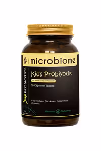 قرص جویدنی پروبیوتیک و ویتامین کودکان Microbiome - بسته30 عددی
