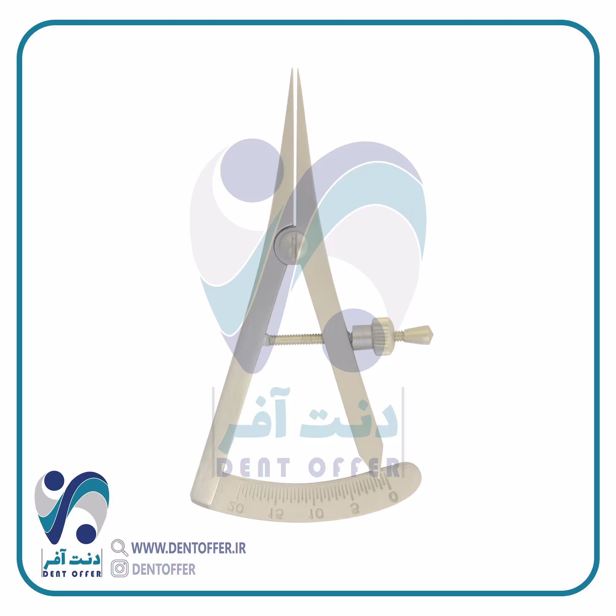 کالیپر مستقیم 0.20mm برند دنا پویا