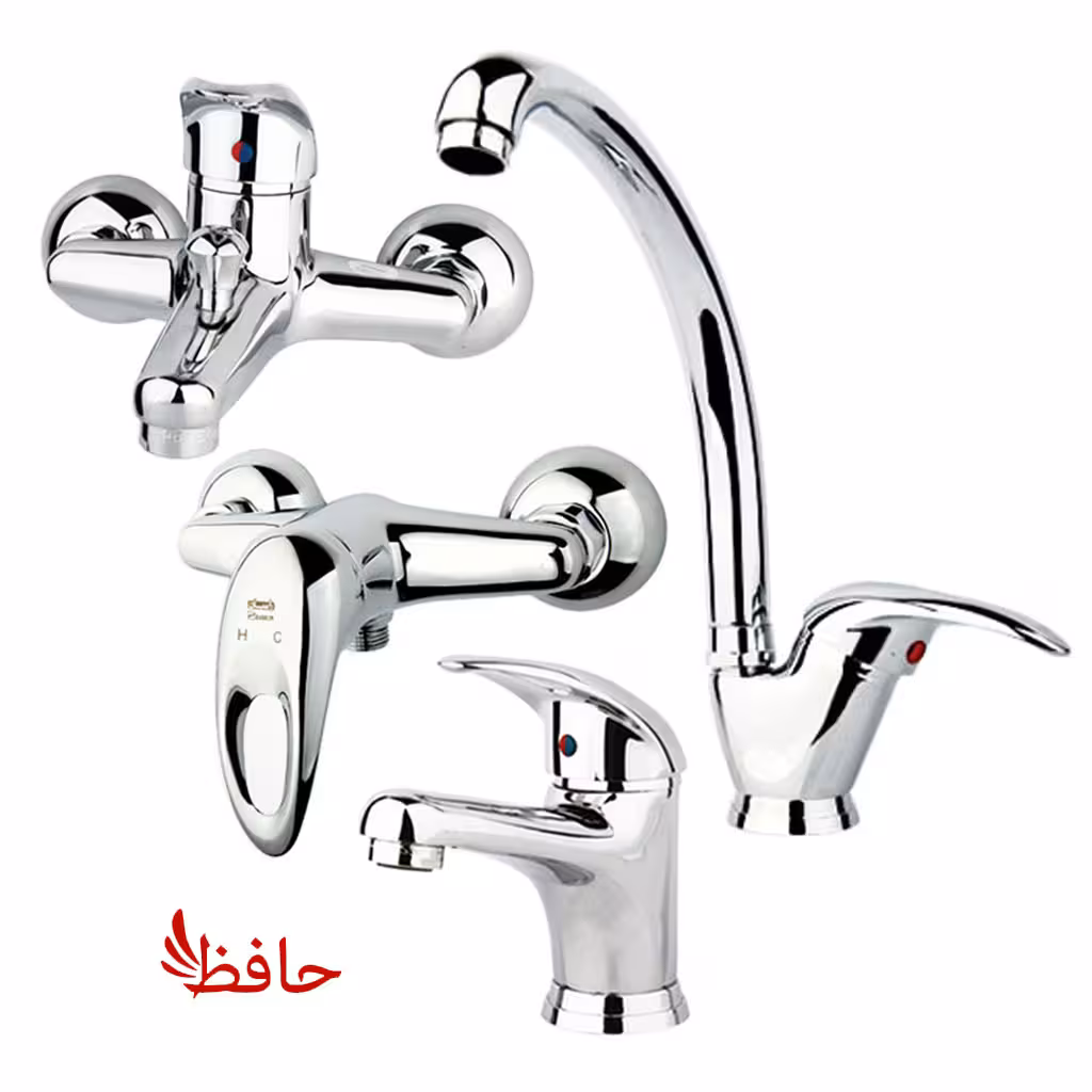 ست شیرالات راسان مدل مروارید کروم