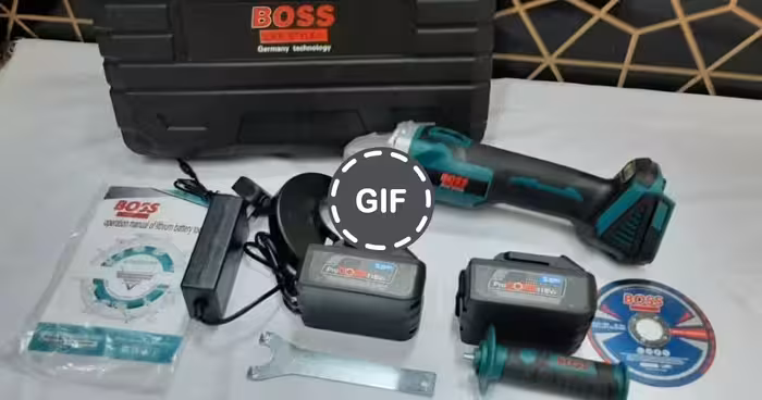 مینی فرز شارژی 115 میلیمتر صنعتی باس مدل bs115m