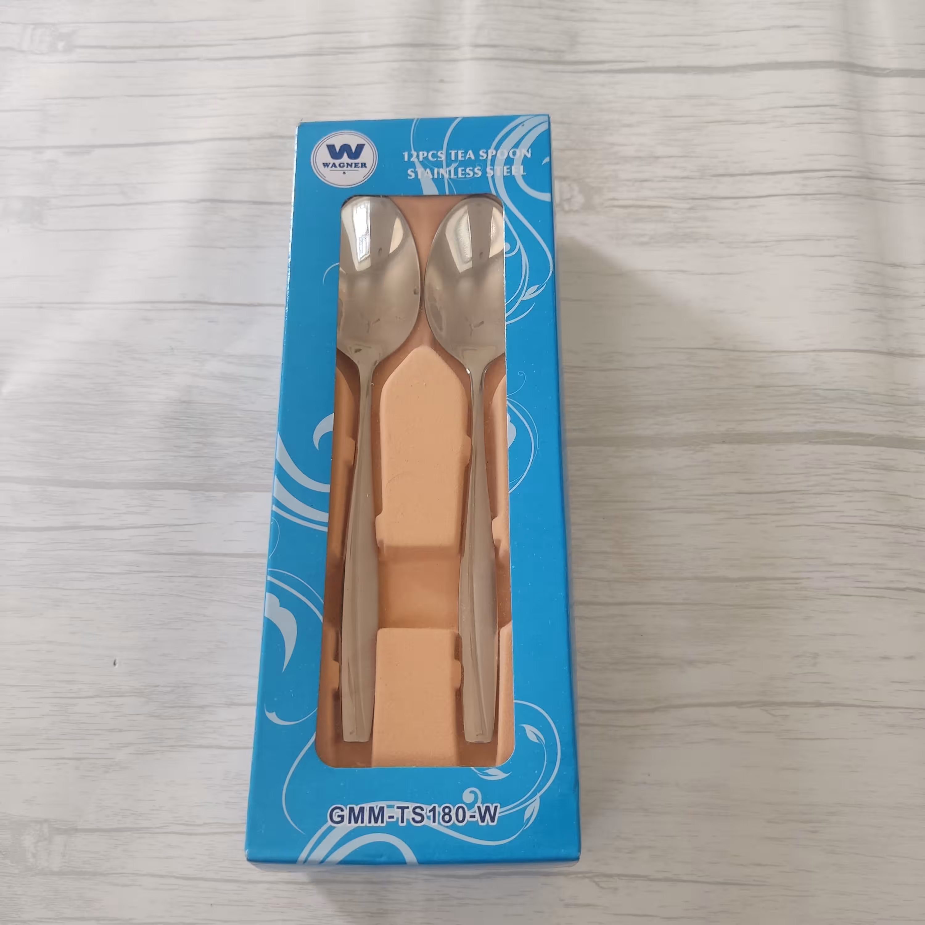 قاشق مربا خوری بسته 12عددی  طرح ماینز  اصلی ضخامت3میل STAINlESS  STEEL 18.10GERMANYواگنرآلمان .مایز.اصل.آلمانی.طول15سانت