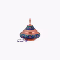 بشقاب پرنده مس و پرداز  p043