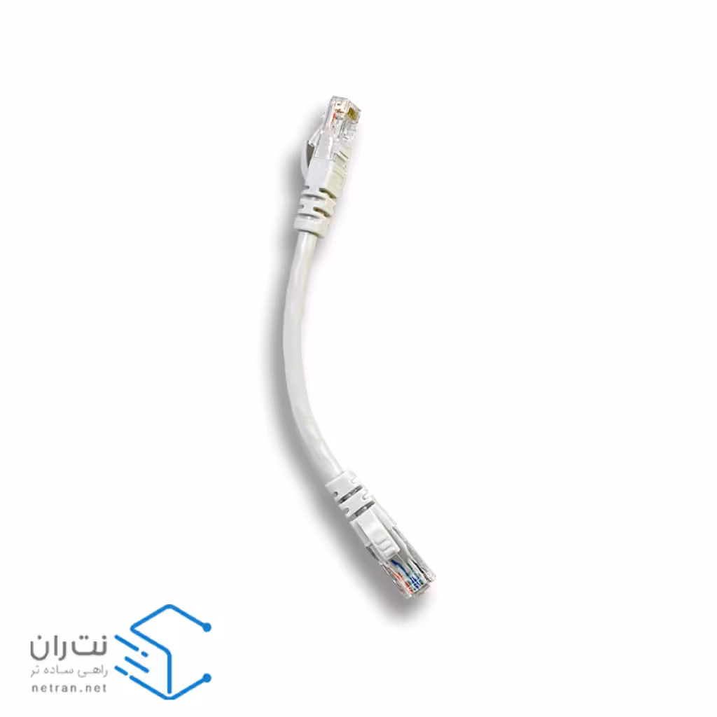 پچ کورد لگراند (کابل لن) Cat6 UTP روکش PVC طوسی 15 سانتی متری