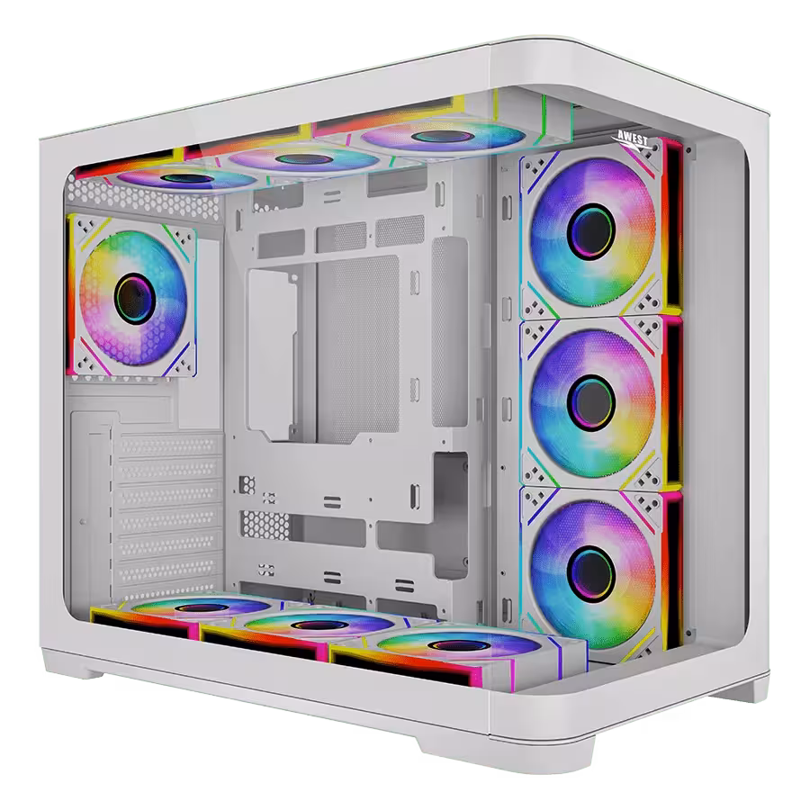 قیمت   مشخصات کیس گیمینگ اوست AWEST GT-AQ18-MW | تکاف