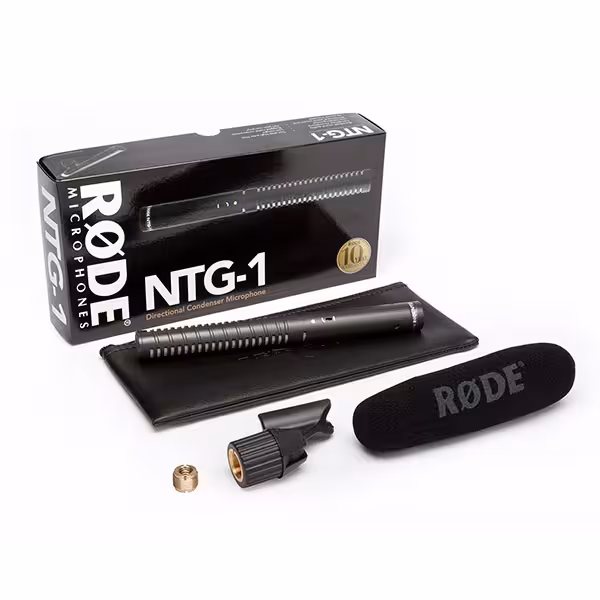 میکروفون شات گان Rode NTG-1 Condenser Microphone | تجهیزات تولید محتوا، عکاسی و ویدیو با موبایل و دوربین | نگاه شاپ