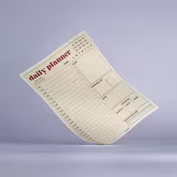 پلنر روزانه برنامه‌ریزی کد PL-98068