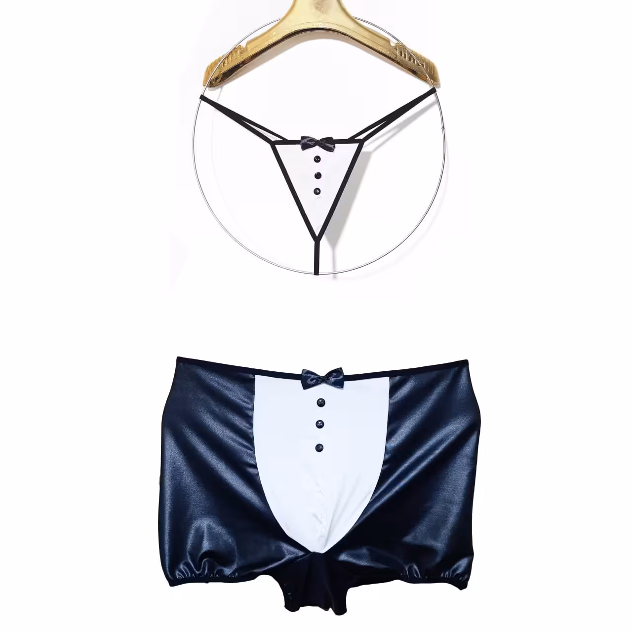 ست شورت فانتزی مردانه و زنانه مدل براق