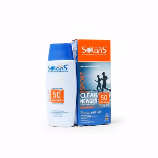 ژل ضد افتاب SPF50 اسپرت کلیر نیوژن سولاریس آردن 100 میلی لیتر