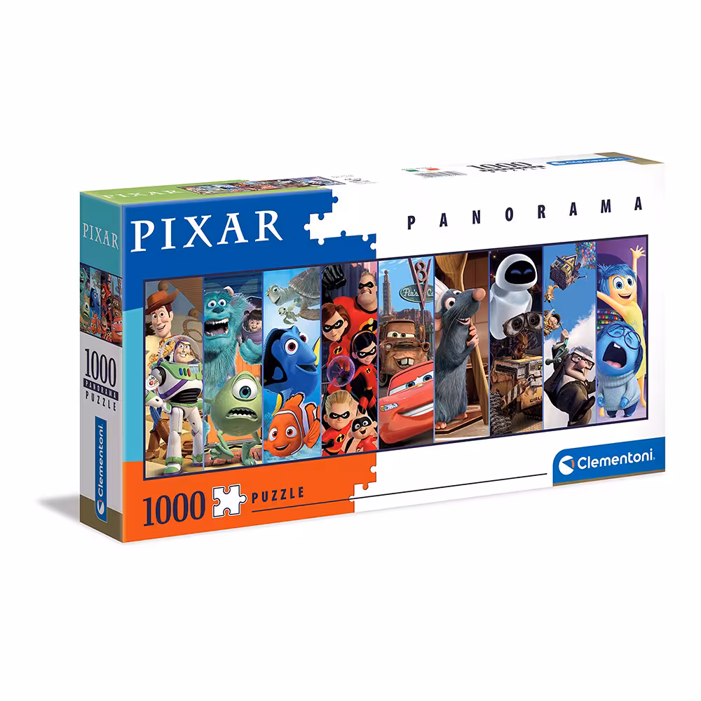 پازل 1000 قطعه پانوراما Clementoni طرح کارتون‌های دیزنی پیکسار