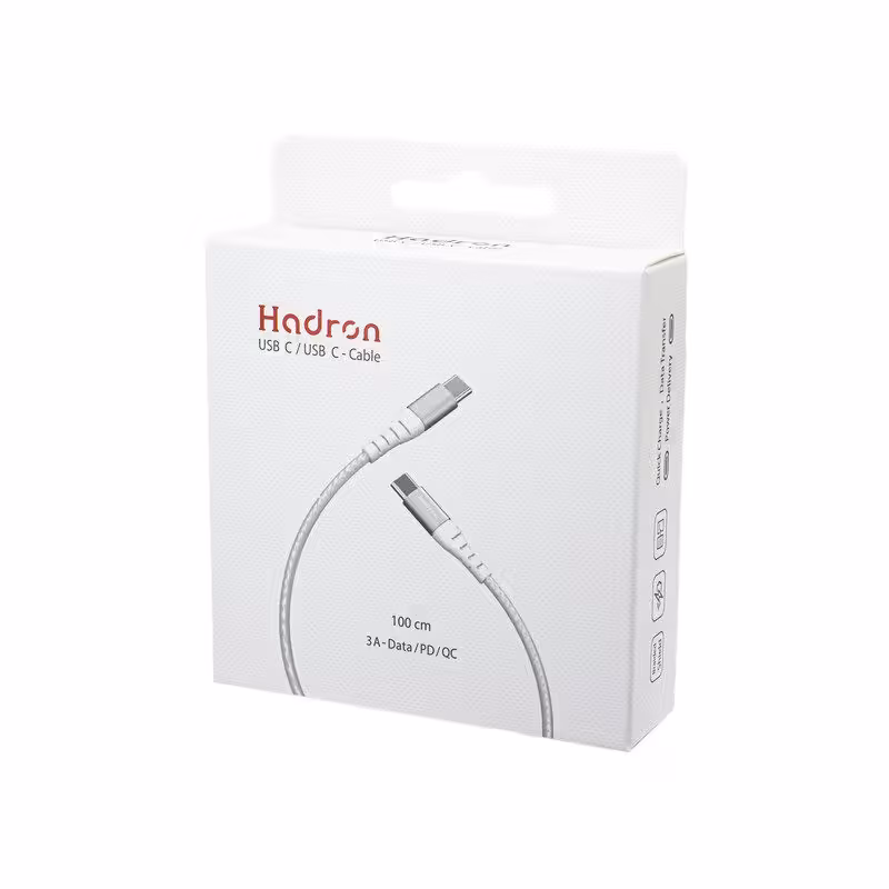 کابل شارژ و دیتا هادرون مدل HTC-A-C01L دارای پورت Type-C