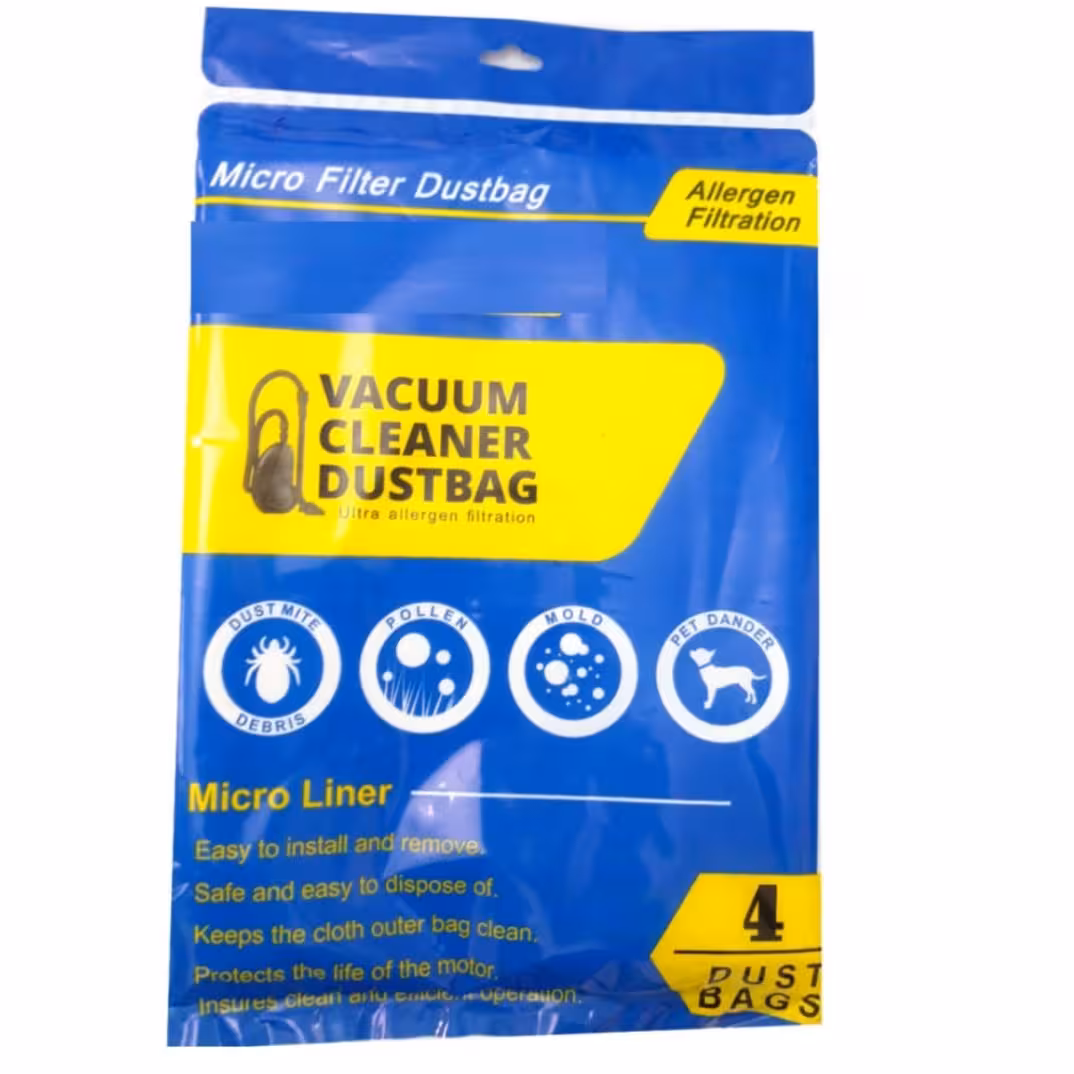 کیسه یکبارمصرف میکروفیلتری جاروبرقی هامیلتون اورجینال شرکتی 4عددی