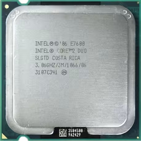 سی پی یو اینتل مدل Intel Core2 Duo E7600 (استوک)