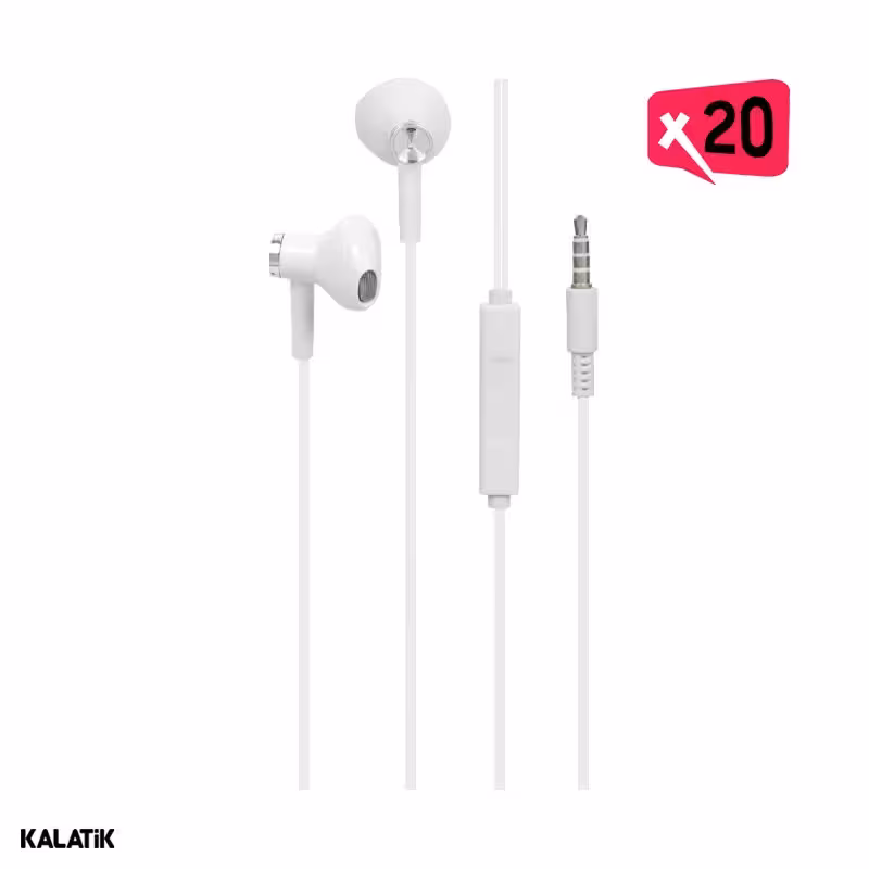 هندزفری با سیم شیائومی بسته 20 عددی-شارسل