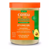 ژل مو حالت دهنده و آبرسان موهای فر کنتو Cantu حاوی روغن آووکادو وزن 524 گرم