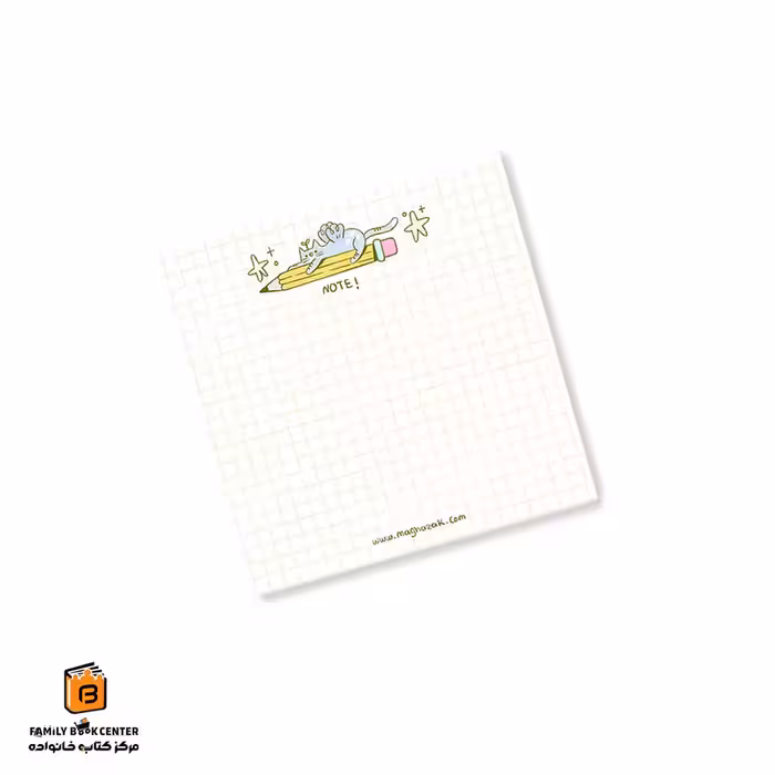 نوت پد طرح گربه پرنده مغازک (Maghazak)