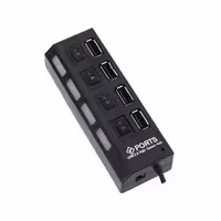 هاب 4 پورت USB 2.0 پورتز مدل HI-SPEED
