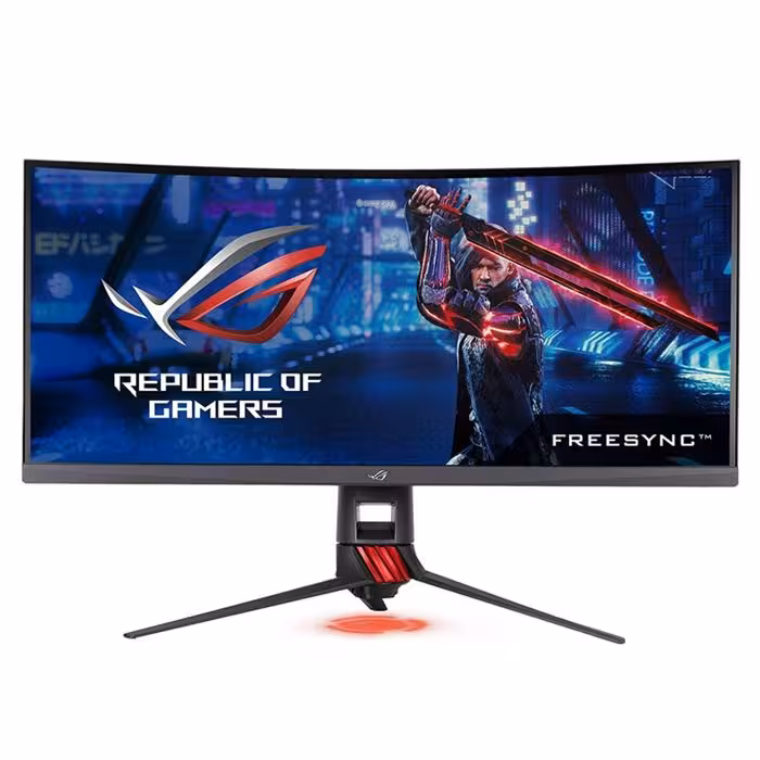 مانیتور خمیده گیمینگ 35 اینچ ایسوس مدل ROG Strix XG35VQ