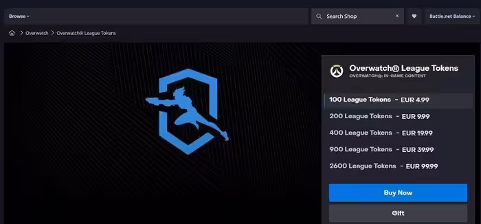 سی دی کی Overwatch League Tokens (توکن اورواچ)
