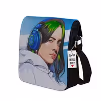 خرید و قیمت کیف دوشی طرح Billie Eilish کد 8255