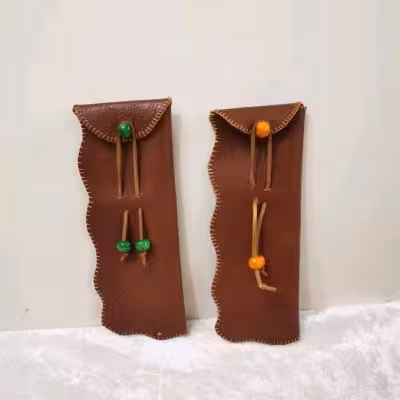 جا مدادی چرمی دست دوز و شیک