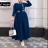 پیراهن زنانه کرپ مازراتی مدل دلنیا
