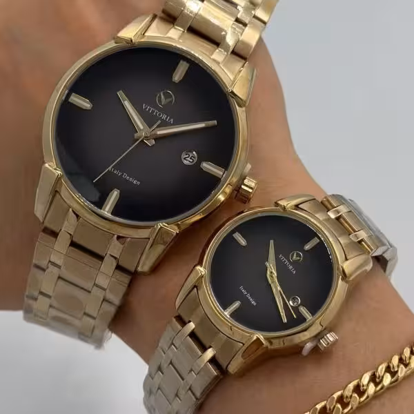 ساعت ست اورجینال زنانه و مردانه ویتوریا مدل VITTORIA VT3293 VT3265