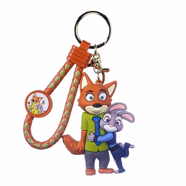 جاکلیدی سیلیکونی خرگوش و روباه زوتوپیا