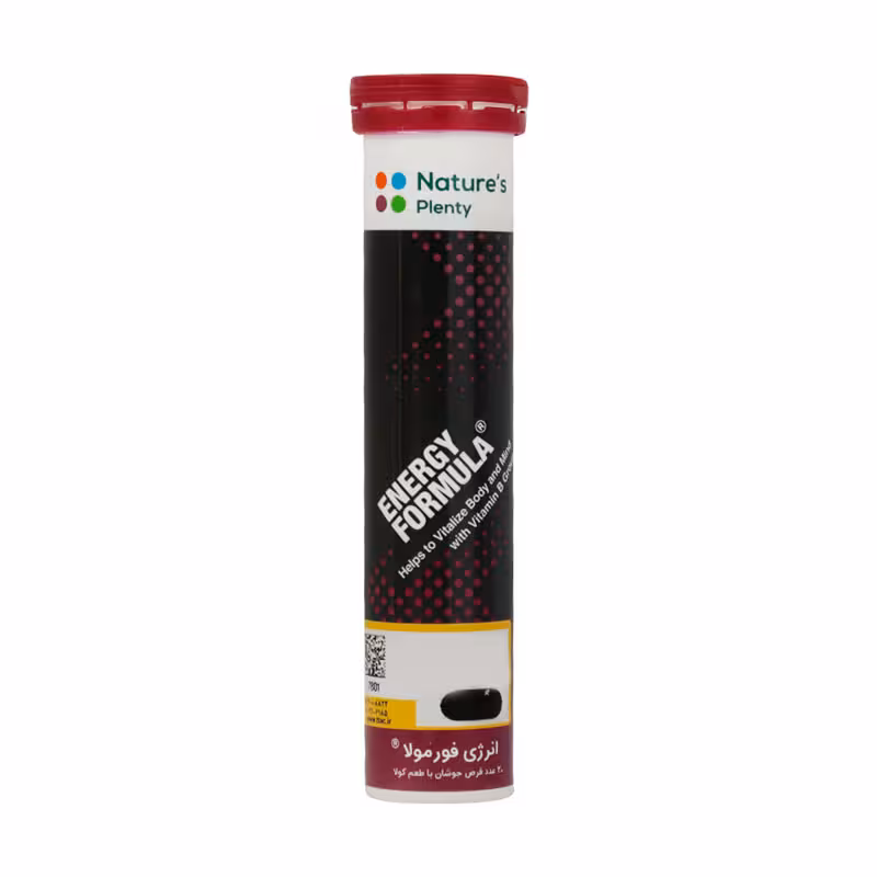 قرص جوشان انرژی فرمولا نیچرز پلنتی 20عدد | Natures Plenty Energy Formula Eff