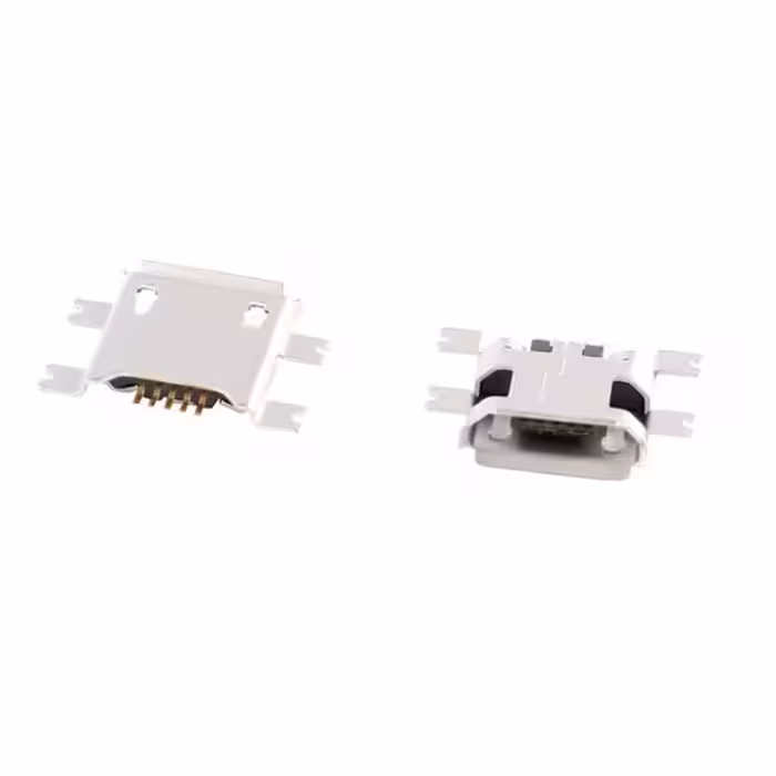 کانکتور مادگی Micro USB با چهار هولدر SMD