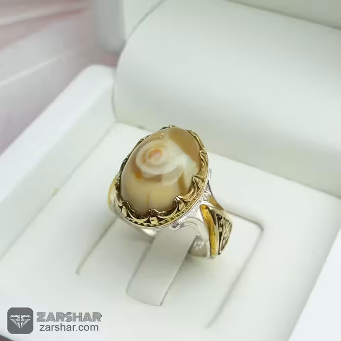 انگشتر عقیق باباقوری تک چشم