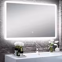 آینه بک لایت سند بلاست مدل MF01 سایز 80*100