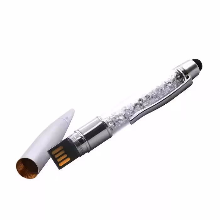 فلش مموری USB2.0 پرلیت یو اس بی مدل خودکار سه کاره کد PEN-04 ظرفیت 128 گیگابایت