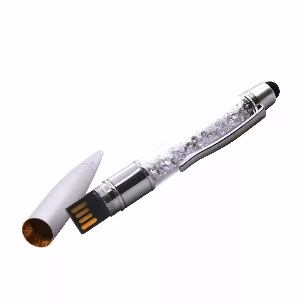 فلش مموری USB2.0 پرلیت یو اس بی مدل خودکار سه کاره کد PEN-04 ظرفیت 128 گیگابایت